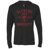 T-Shirts Vintage Black / X-Small Alchemy University Triblend Long Sleeve Hoodie Tee