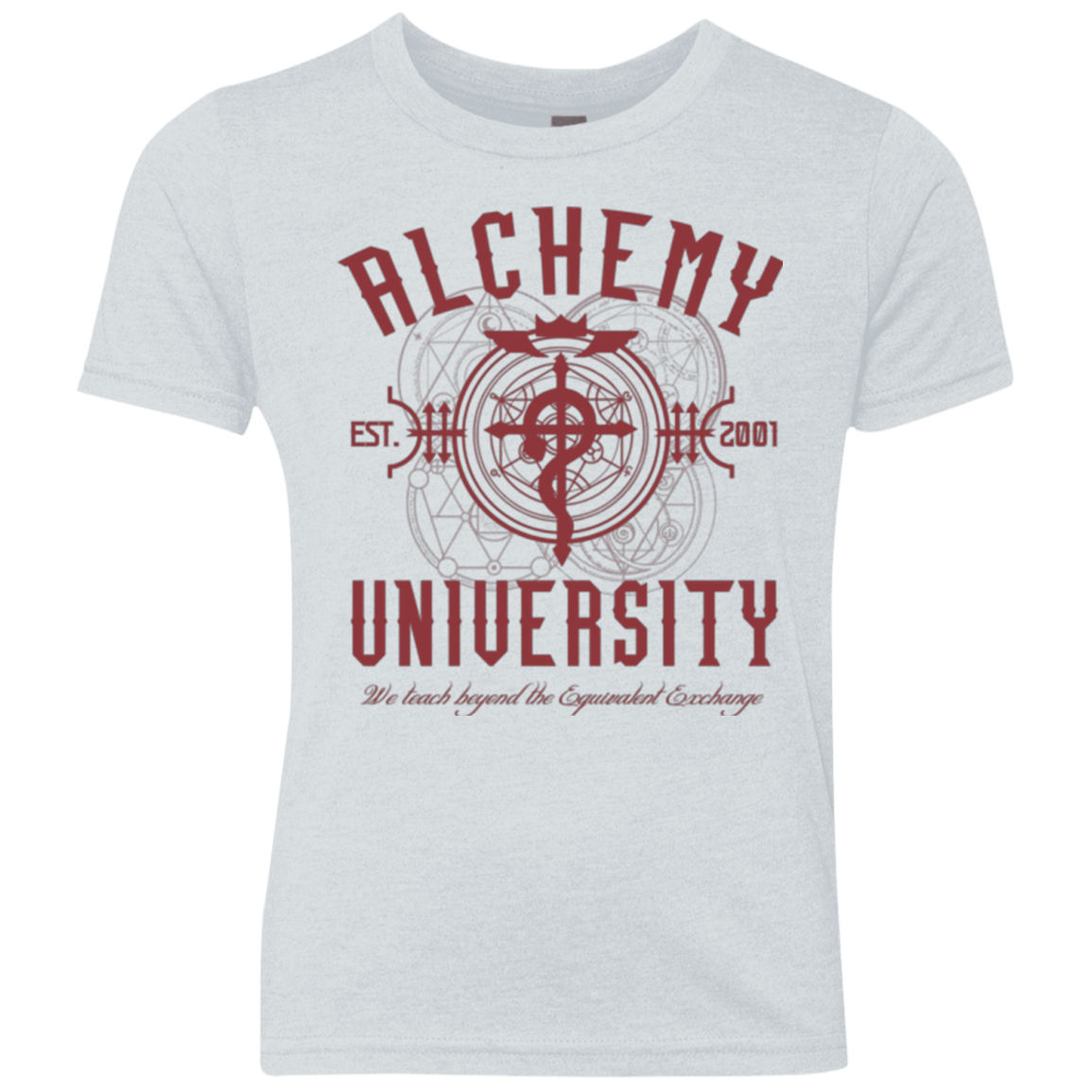 T-Shirts Heather White / YXS Alchemy University Youth Triblend T-Shirt