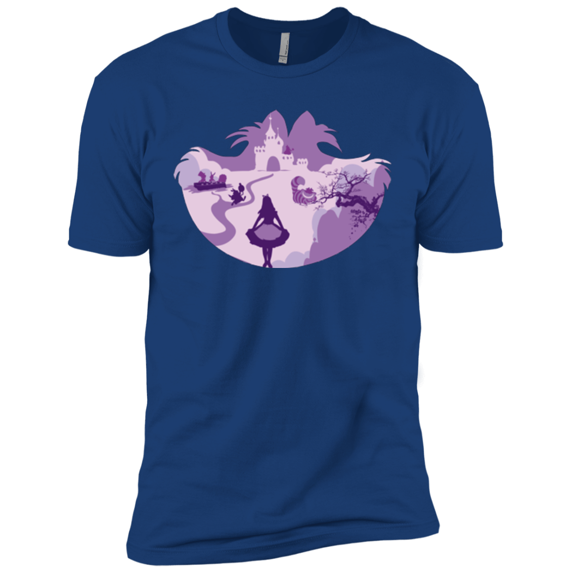 T-Shirts Royal / X-Small Alice Portrait Pop Men's Premium T-Shirt