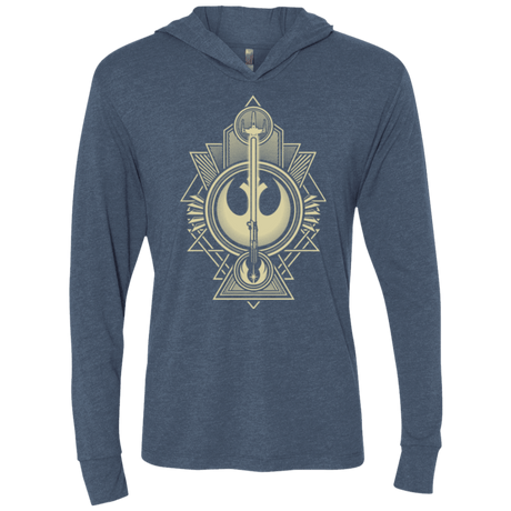 T-Shirts Indigo / X-Small Alliance Association Triblend Long Sleeve Hoodie Tee