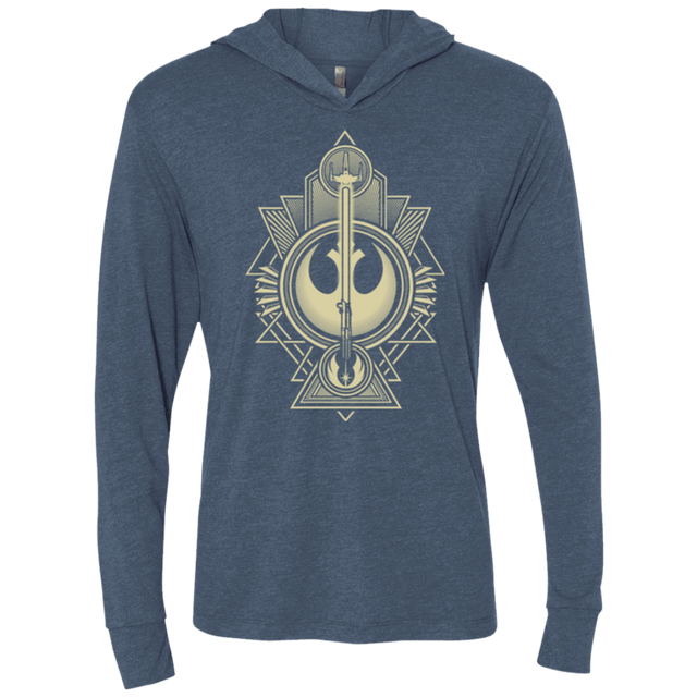 T-Shirts Indigo / X-Small Alliance Association Triblend Long Sleeve Hoodie Tee