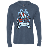 T-Shirts Indigo / X-Small Alpha Triblend Long Sleeve Hoodie Tee