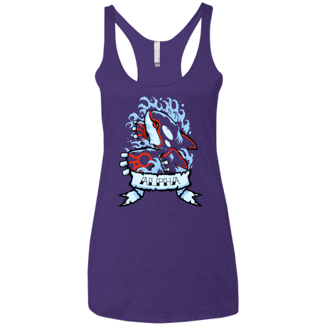 T-Shirts Purple / X-Small Alpha Women's Triblend Racerback Tank