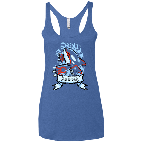T-Shirts Vintage Royal / X-Small Alpha Women's Triblend Racerback Tank