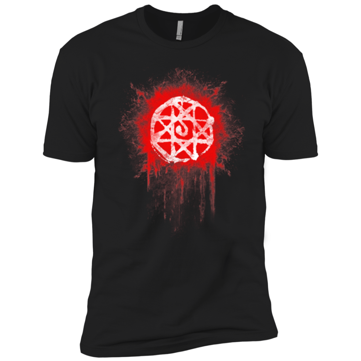 T-Shirts Black / X-Small Alphonse Elric Blood Seal Men's Premium T-Shirt