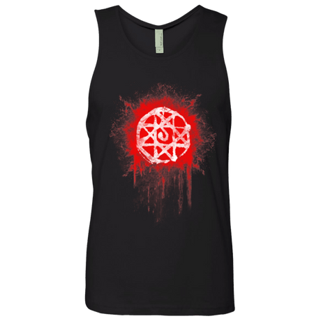 T-Shirts Black / Small Alphonse Elric Blood Seal Men's Premium Tank Top