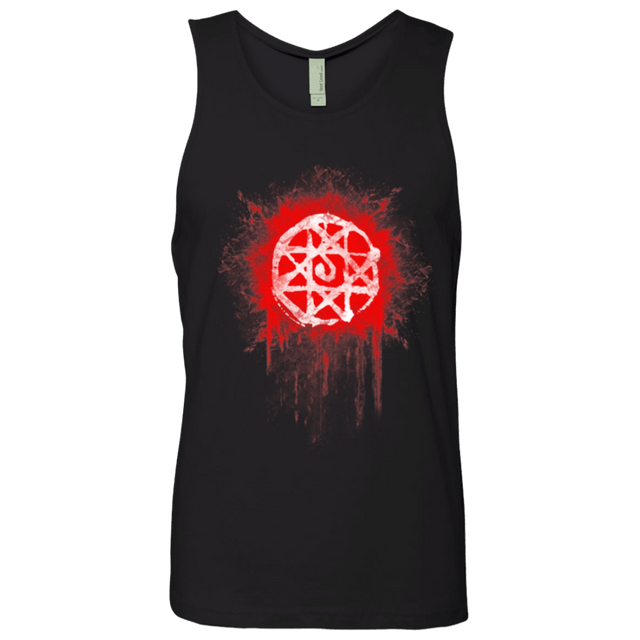 T-Shirts Black / Small Alphonse Elric Blood Seal Men's Premium Tank Top