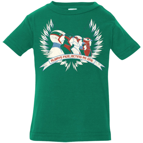 T-Shirts Kelly / 6 Months Always Five Acting As One Infant Premium T-Shirt