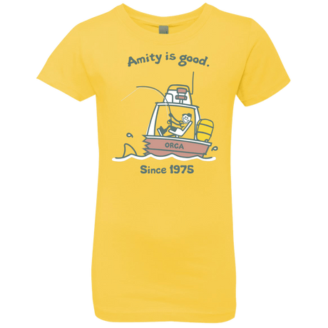 T-Shirts Vibrant Yellow / YXS Amity Is Good Girls Premium T-Shirt