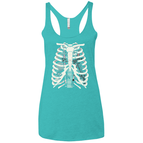 T-Shirts Tahiti Blue / X-Small Anatomy of a Galaxy Far Away Women's Triblend Racerback Tank