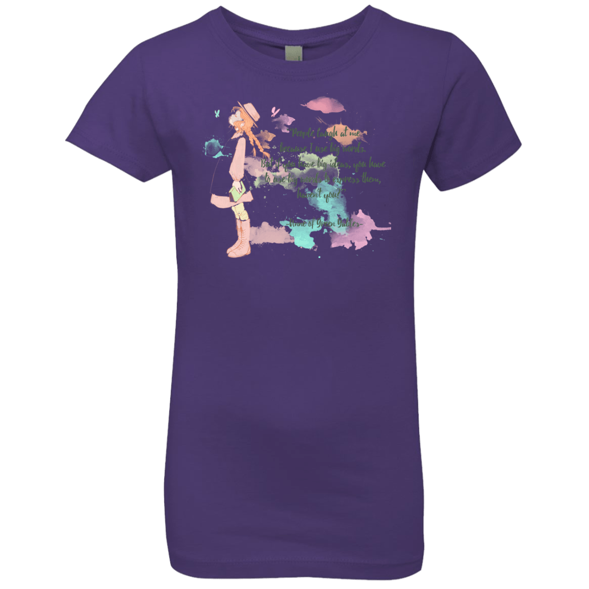 T-Shirts Purple Rush / YXS Anne of Green Gables 3 Girls Premium T-Shirt