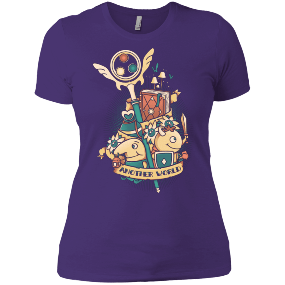 T-Shirts Purple / X-Small Another world Women's Premium T-Shirt