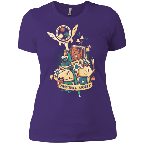 T-Shirts Purple / X-Small Another world Women's Premium T-Shirt