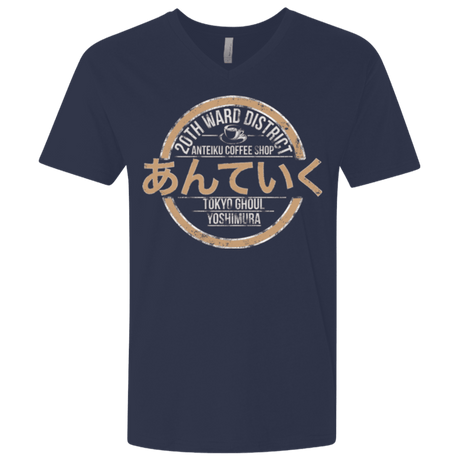 T-Shirts Midnight Navy / X-Small Anteiku coffee shop Men's Premium V-Neck