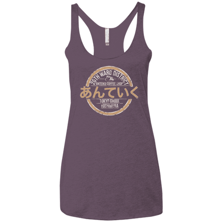 T-Shirts Vintage Purple / X-Small Anteiku coffee shop Women's Triblend Racerback Tank