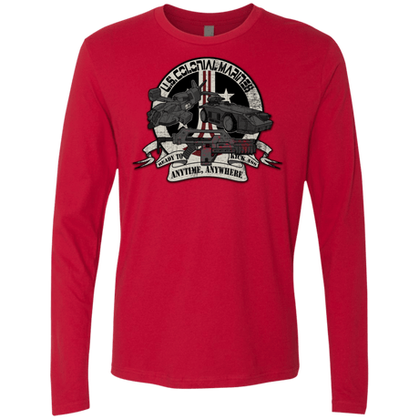 T-Shirts Red / Small Anytime Anywhere Men's Premium Long Sleeve