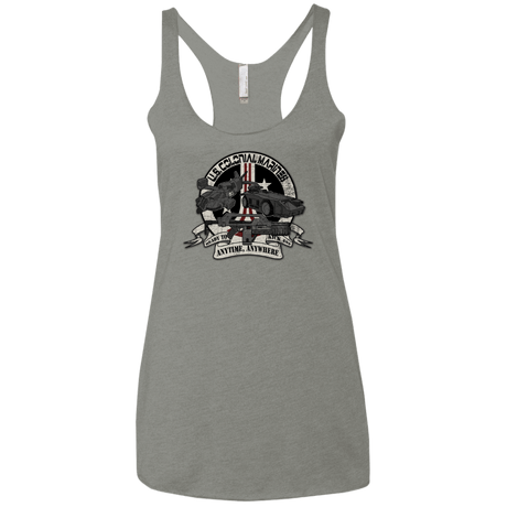 T-Shirts Venetian Grey / X-Small Anytime Anywhere Women's Triblend Racerback Tank