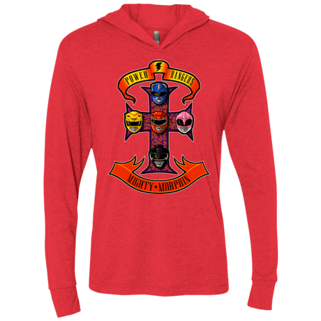 T-Shirts Vintage Red / X-Small Appetite for Morphin Triblend Long Sleeve Hoodie Tee