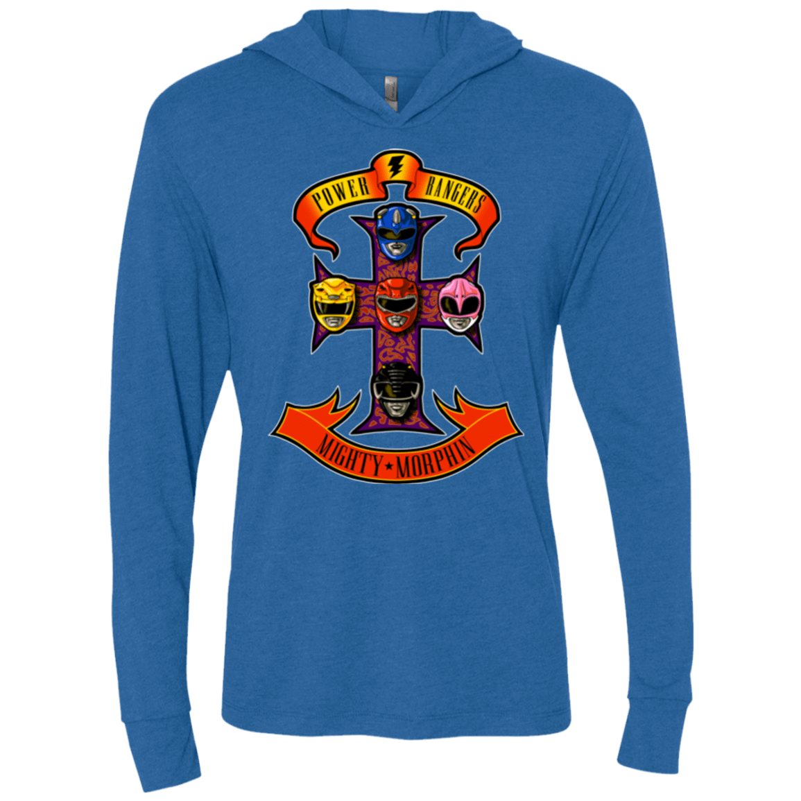 T-Shirts Vintage Royal / X-Small Appetite for Morphin Triblend Long Sleeve Hoodie Tee