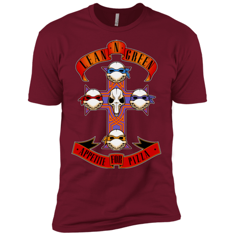 T-Shirts Cardinal / X-Small APPETITE FOR PIZZA Men's Premium T-Shirt