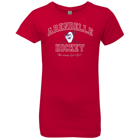 T-Shirts Red / YXS Arendelle University Girls Premium T-Shirt