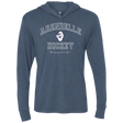 T-Shirts Indigo / X-Small Arendelle University Triblend Long Sleeve Hoodie Tee