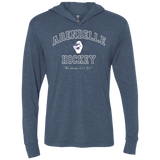 T-Shirts Indigo / X-Small Arendelle University Triblend Long Sleeve Hoodie Tee