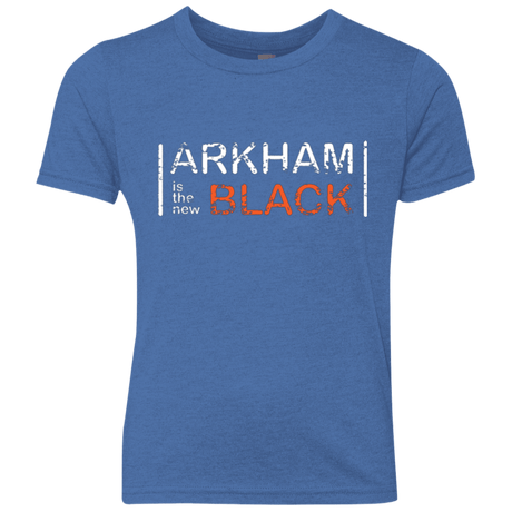 T-Shirts Vintage Royal / YXS Arkham Black Youth Triblend T-Shirt