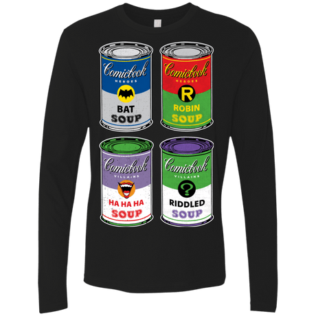 T-Shirts Black / Small Arkham Soup Men's Premium Long Sleeve
