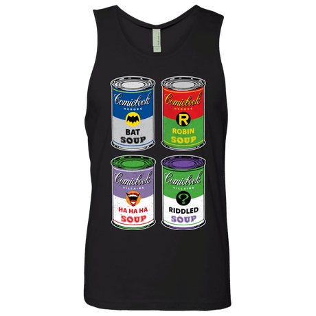 T-Shirts Black / Small Arkham Soup Men's Premium Tank Top