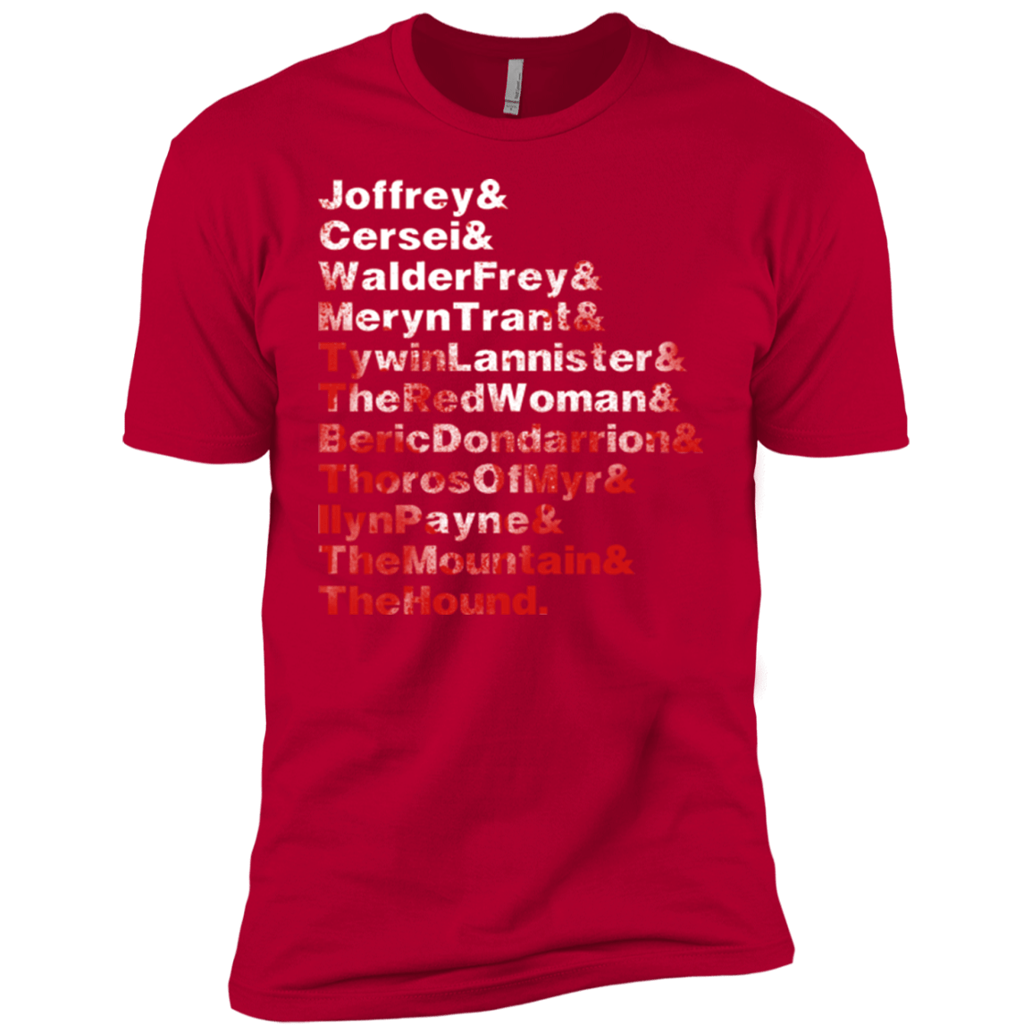 T-Shirts Red / YXS Aryas Kill List Boys Premium T-Shirt