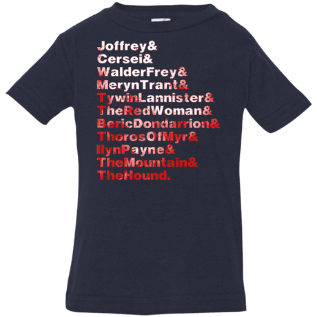 T-Shirts Navy / 6 Months Aryas Kill List Infant Premium T-Shirt