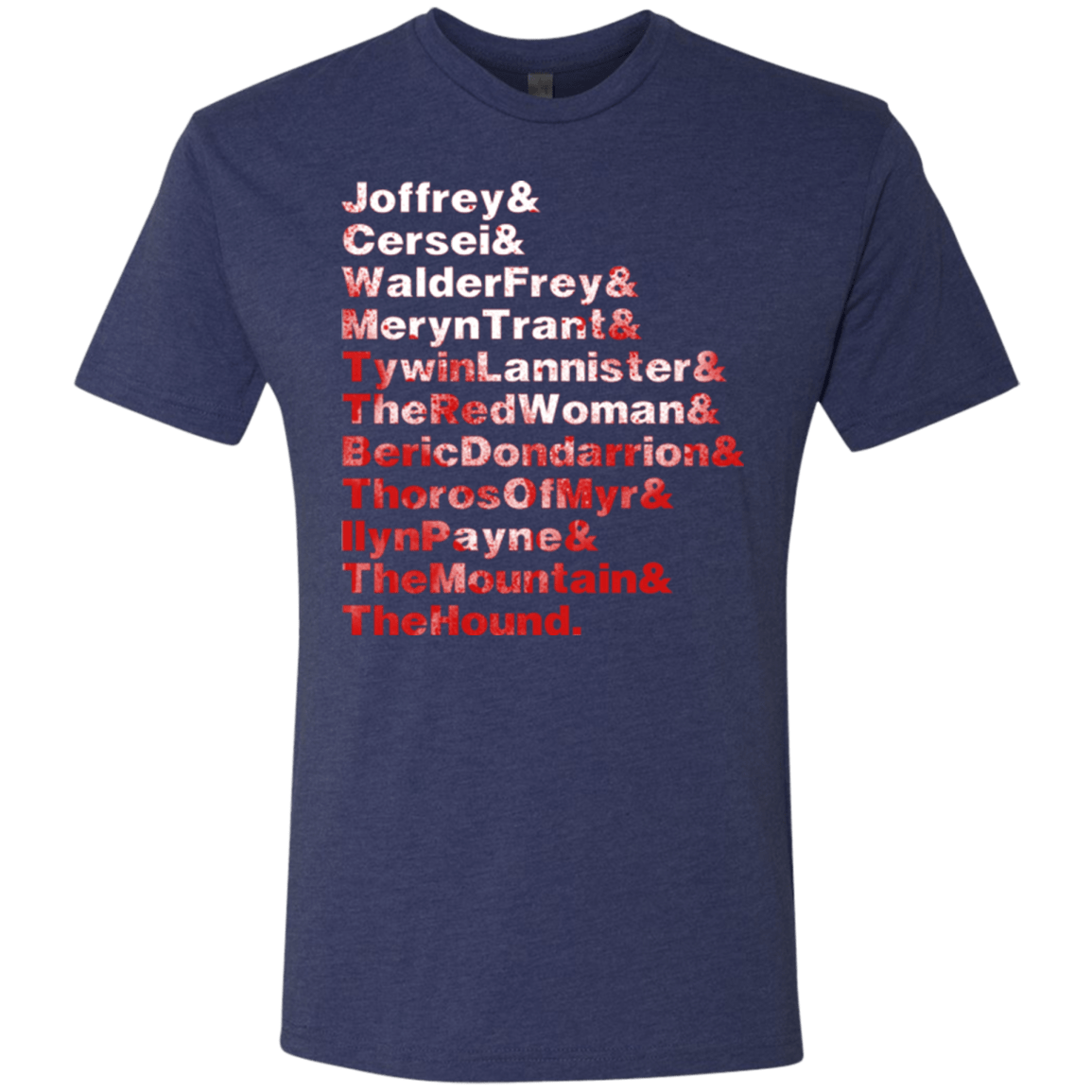 T-Shirts Vintage Navy / Small Aryas Kill List Men's Triblend T-Shirt