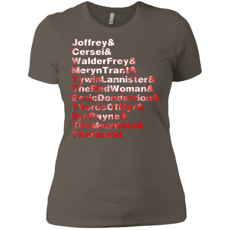T-Shirts Warm Grey / X-Small Aryas Kill List Women's Premium T-Shirt
