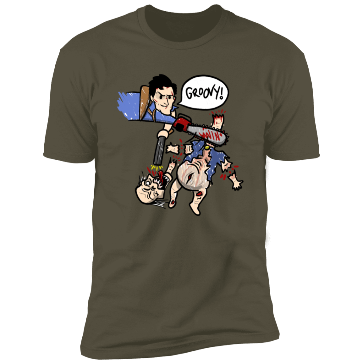 T-Shirts Military Green / S Ash Rules Men's Premium T-Shirt