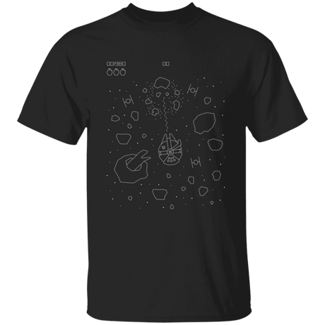 T-Shirts Black / YXS Asteroid Fields Youth T-Shirt