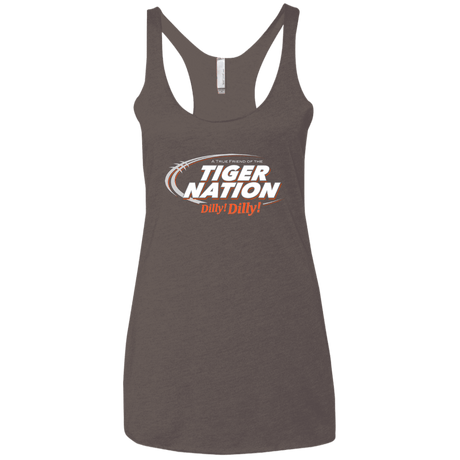 T-Shirts Macchiato / X-Small Auburn Dilly Dilly Women's Triblend Racerback Tank