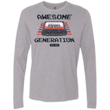 T-Shirts Heather Grey / Small Awesome Generation Men's Premium Long Sleeve