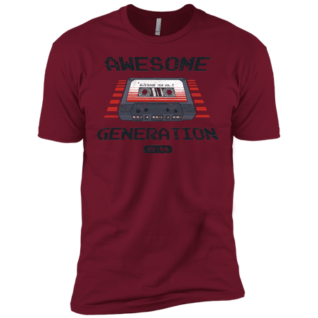 T-Shirts Cardinal / X-Small Awesome Generation Men's Premium T-Shirt