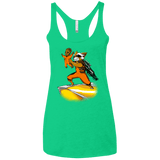 T-Shirts Envy / X-Small Baby Groot Women's Triblend Racerback Tank