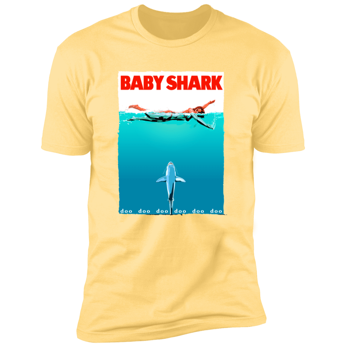 T-Shirts Banana Cream / S Baby Shark Men's Premium T-Shirt