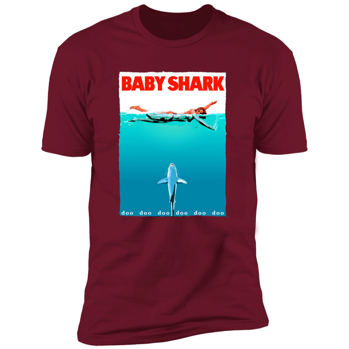 T-Shirts Cardinal / S Baby Shark Men's Premium T-Shirt