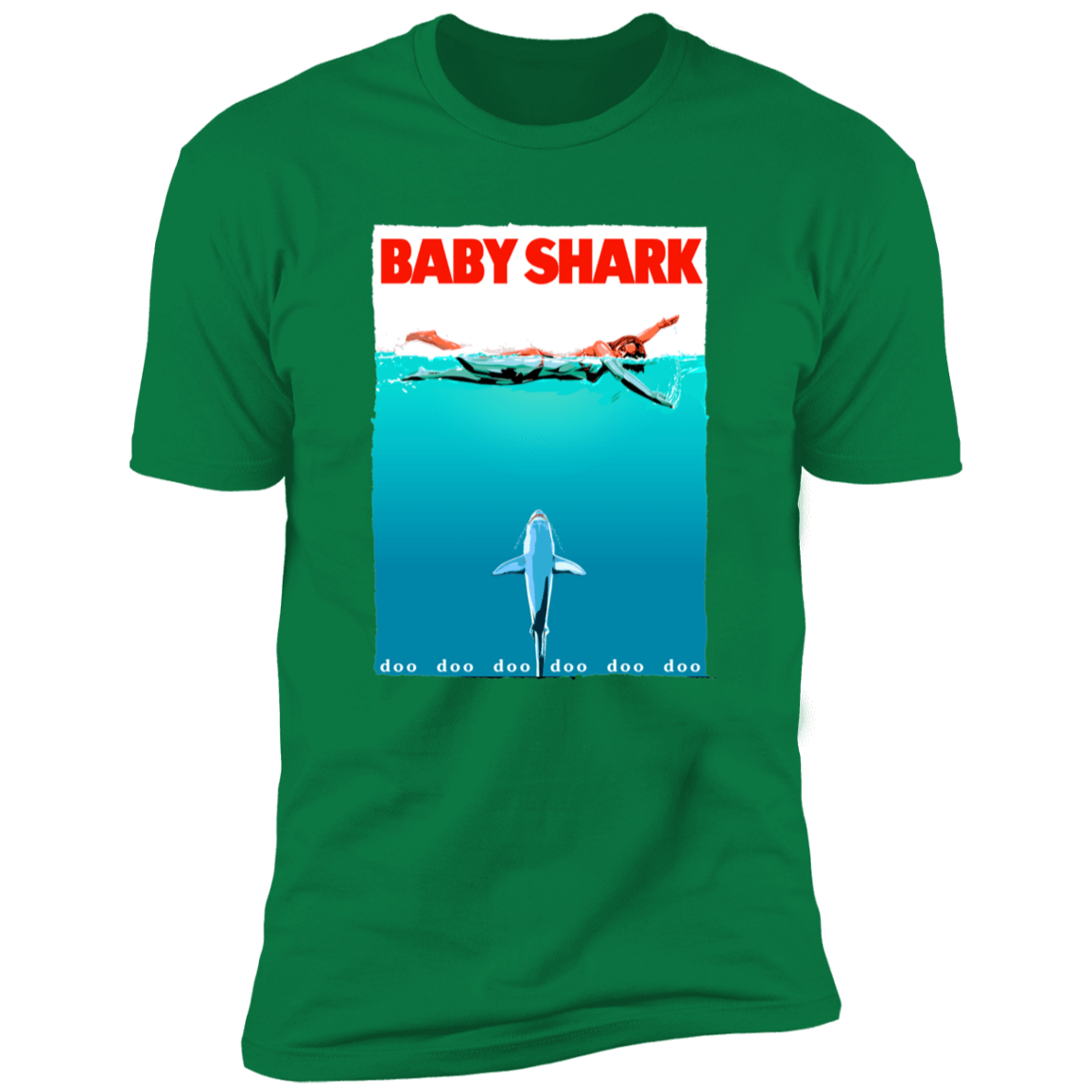 T-Shirts Kelly Green / S Baby Shark Men's Premium T-Shirt