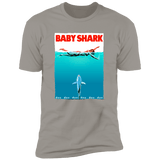 T-Shirts Light Grey / S Baby Shark Men's Premium T-Shirt