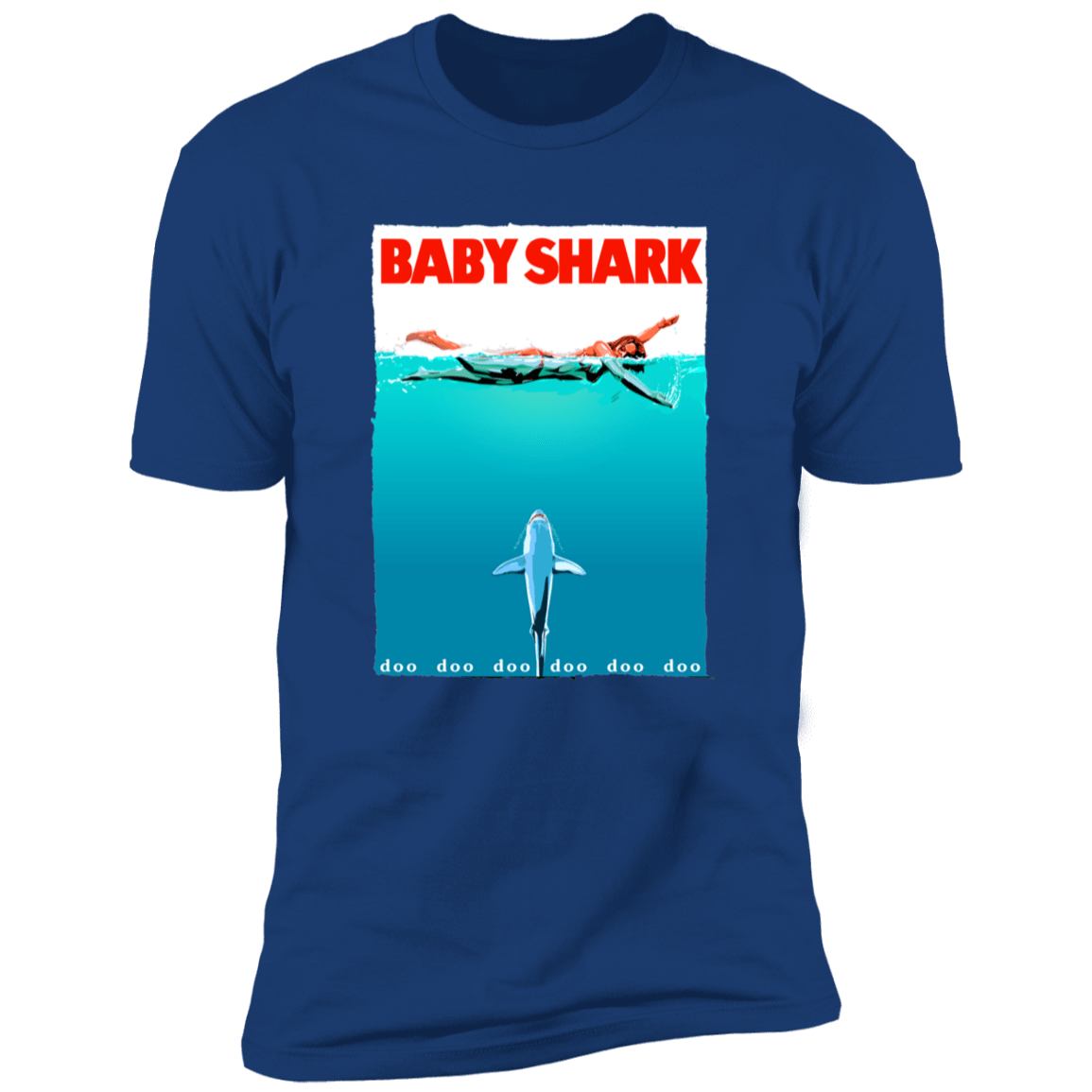 T-Shirts Royal / S Baby Shark Men's Premium T-Shirt