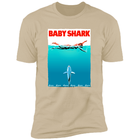 T-Shirts Sand / S Baby Shark Men's Premium T-Shirt