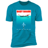 T-Shirts Turquoise / S Baby Shark Men's Premium T-Shirt