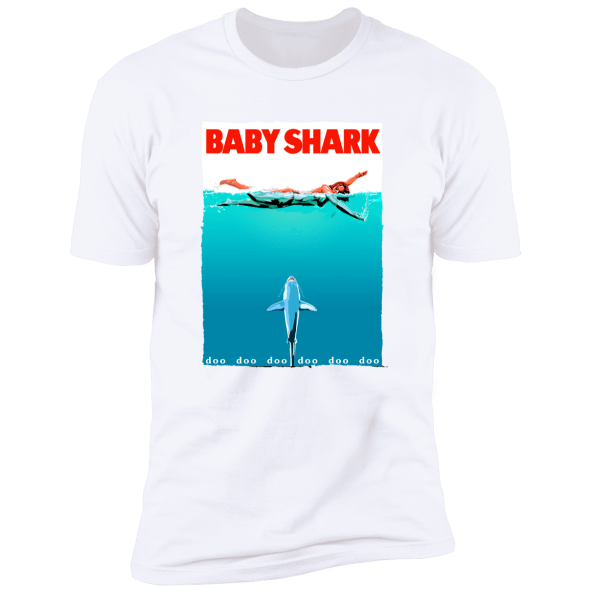 T-Shirts White / S Baby Shark Men's Premium T-Shirt
