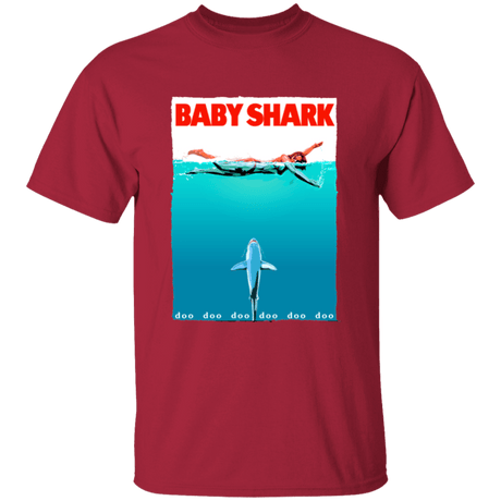 T-Shirts Cardinal / YXS Baby Shark Youth T-Shirt