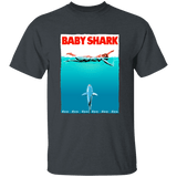 T-Shirts Dark Heather / YXS Baby Shark Youth T-Shirt